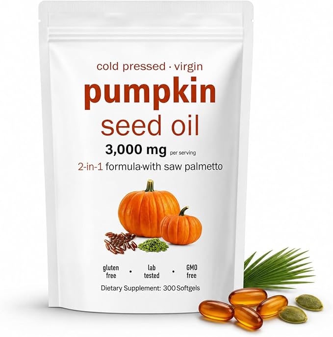 Pumkin Seed Oil & Saw Palmetto Capsules