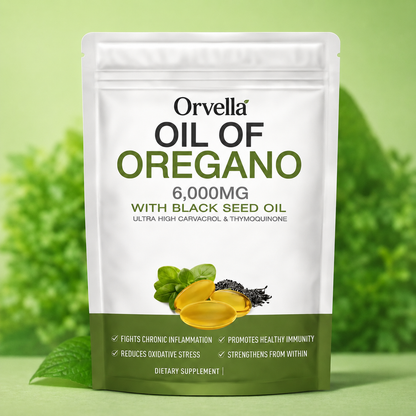 Orvella Oregano & Black Seed Oil Softgels