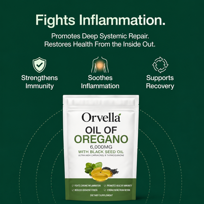Orvella Oregano & Black Seed Oil Softgels