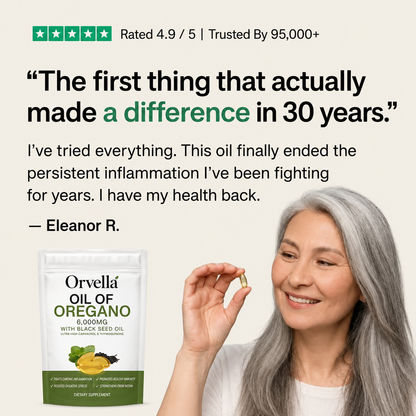 Orvella Oregano & Black Seed Oil Softgels